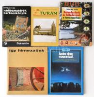 Vegyes banános ládányi könyvtétel, különféle témákkal, változó állapotban, összesen, 46 db