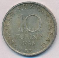 1948. 10Ft Ag "Széchenyi" T:2 patina
Adamo EM2