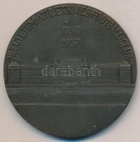Magdányi Antal (1902-) 1957. "Műegyetemi Athletikai és Football Club 1897-1957" bronzozott...