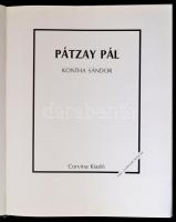 Kontha Sándor: Pátzay Pál. Bp.,1985,Corvina. Kiadói kartonált papírkötés