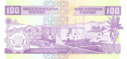 Burundi 2004. 100Fr + 2005. 10Fr + 20Fr  T:I