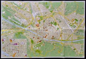 Aranykönyv Firenze. A város remekművei. Firenze,én., Bonechi. Rengeteg illusztrációval.  Térkép-mell...