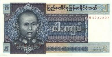 Burma 1958. 1K + 1972. 1K, 5K, 25K + 1973. 10K + 1986. 15K, 35K T:I