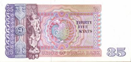 Burma 1958. 1K + 1972. 1K, 5K, 25K + 1973. 10K + 1986. 15K, 35K T:I