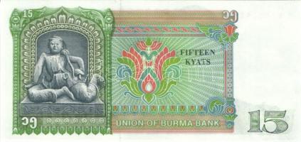 Burma 1958. 1K + 1972. 1K, 5K, 25K + 1973. 10K + 1986. 15K, 35K T:I