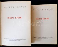 Baktay Ervin: Indiai éveim I-II. kötet. SzeFHE  magyar regényei. Kiadja: Székely Egyetemi és Főiskol...