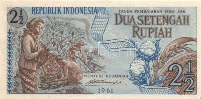 Indonézia 1950-es évektől 16db klf bankjegy T:I