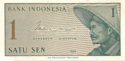 Indonézia 1950-es évektől 16db klf bankjegy T:I