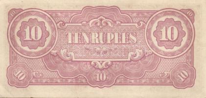 Holland Kelet India / japán megszállás 5klf bankjegy + Burma / japán megszállás 1c T:I,I-