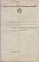 1941 Bp., Hóman Bálint (1885-1951) vallás- és közoktatásügyi miniszter aláírása egy kinevezésen.