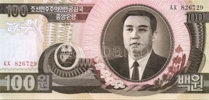 Észak-Korea 14db klf modern bankjegy  T:I