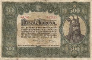 1920. 500K T:III/IV+