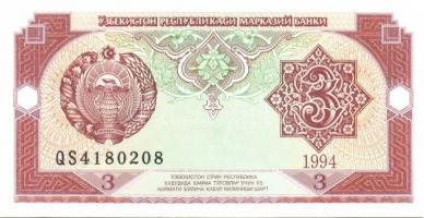 Üzbegisztán 1994. 1S, 3S, 5S, 10S, 25S, 50S T:I
