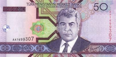 Türkmenisztán 5db klf modern bankjegy T:I