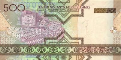 Türkmenisztán 5db klf modern bankjegy T:I