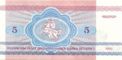 Fehéroroszország 1992-2000. 14db klf bankjegy T:I