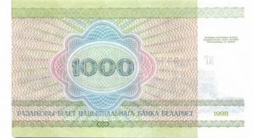 Fehéroroszország 1992-2000. 14db klf bankjegy T:I