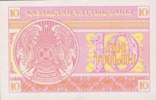 Kazahsztán 1993. 1Ty, 2Ty, 5Ty, 10Ty, 20Ty + 1T  T:I