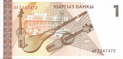 Kirgizisztán 1993. 1Ty, 10Ty, 50Ty komplett sor + 1994. 1S + 1999. 1S   T:I