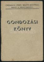 1948 Bp., Országos Zsidó Segítő Bizottság által kiállított gondozási könyv