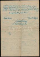 1944 Bp., Leltár lakásban maradó ingóságokról