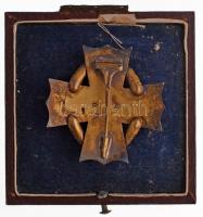 1916. "A Polgári Hadi Érdemkereszt II. osztálya" zománcozott és aranyozott, jelzett Ag kit...
