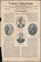 1942 Veszprém, Kellő Ignác Maros-Torda vármegye utolsó alispánjának gyászjelentése + egy lap a Tolna...