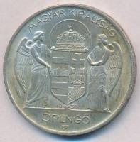 1939. 5P Ag "Horthy balra" T:1-
Adamo P8.2
