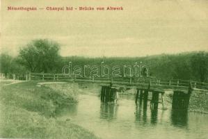 Boksánbánya, Németbogsán, Bocsa; Óbányai híd. W.L. 1124. / mine bridge