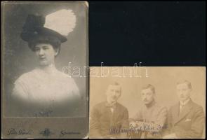 Csitáry Gramanetz Emil családi fotói, 4 db, 17×11 cm