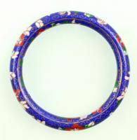 Zománcozott fém karkötő, d: 8 cm