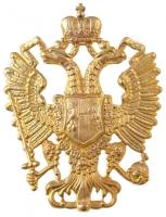 Ausztria DN Osztrák császári címer jelvény sapkára vagy tölténytáskára(?) (75x97mm) T:1-