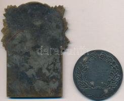 1940. "I. Hdt. síjárőr v. 1940 II." Br díjplakett (62,5x86,5mm) + 1942. "I. Hdt. síve...