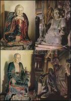 16 db modern képeslap a vietnámi Tay Phuong templom szobrairól, saját tokjában / 16 modern postcards...