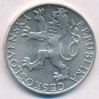 Csehszlovákia 1948. 50K Ag "Prágai felkelés harmadik évfordulója" T:1- Czechoslovakia 1948...