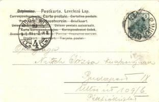 1905 Vienna, Wien; Einfahrt in die Praterallee / humorous montage with bicycle accident