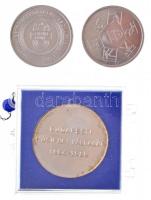 Magyarország 1989. "Budapesti Húsipari Vállalat 1964-1989 / HERZ Budapest" ezüstözött fém ...