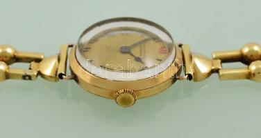 Movado 14K arany karóra. Női. Arany szíjjal. 15,6 g Javításra szorul. / Movado women's watch