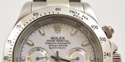 Rolex automata férfi karóra, igényes gyűjtői replika, acél tokkal, acél szíjjal, új, nem hordott áll...