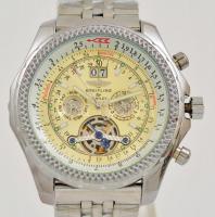Breitling automata férfi karóra, igényes gyűjtői replika, acél tokkal, acél szíjjal, új, nem hordott...