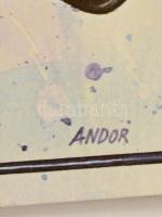 1983 Andor András (1952-): Klute (A telefon-görl) amerikai film plakát, főszerepben: Jane Fonda, Don...