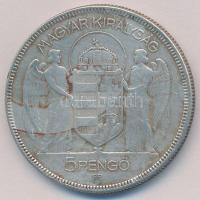 1930. 5P Ag "Horthy jobbra" T:3 fo.
Adamo P8