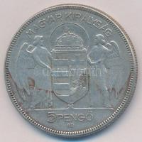 1930. 5P Ag "Horthy jobbra" T:3 fo.
Adamo P8