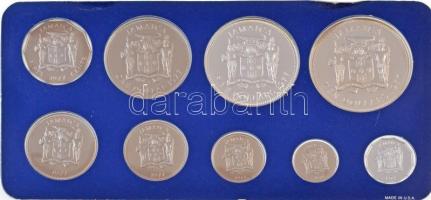 Jamaika 1977. 1c-10$ (9xklf), közte az 5$ és 10$ Ag eredeti dísztokban, lezárva T:PP 
Jamaica 1977....
