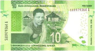 Dél-Afrika 2018. 10R "Mandela centenárium 1918-2018" T:I
South Africa 2018. 10 Rand "...