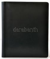 Régi kitöltetlen napló, egészbőr-kötésben, aranyozott lapélekkel, jó állapotban