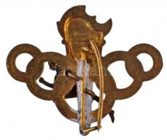 DN Olimpiai futót ábrázoló Br jelvéy (21x25mm) T:2