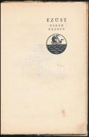 Dr.vitéz József Ferenc királyi herceg: Ezüst vizek felett. Bp.,1932, Kir. M. Egyetemi Nyomda, 32 p. ...