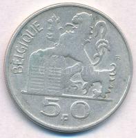 Belgium 1949. 50Fr Ag "BELGIQUE" T:2- 
Belgium 1949. 50 Francs Ag "BELGIQUE" C:...