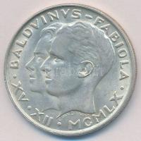 Belgium 1960. 50Fr Ag "Baldvin király és Fabiola" T:1-  Belgium 1960. 50 Francs Ag "Baldvin and Fabiola marriage" C:AU